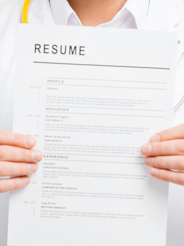 Nurse with Resume